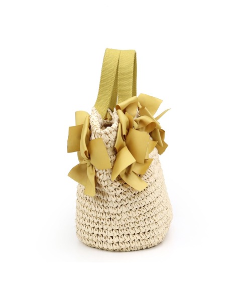 「MIAN 」 かごバッグ FREE ミント レディース_画像2