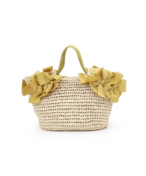 「MIAN 」 かごバッグ FREE ミント レディース_画像9