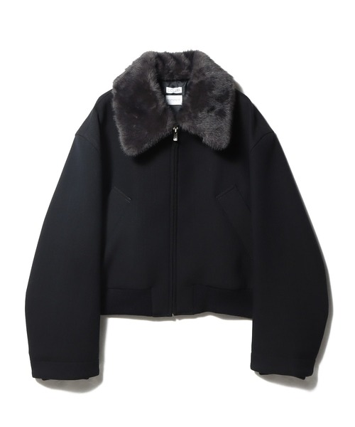 COLUMN ファー襟ブルゾン＜PERMANENT＞ COLUMN（コラム） ブルゾン アウター COLUMN / ファー襟ブルゾン