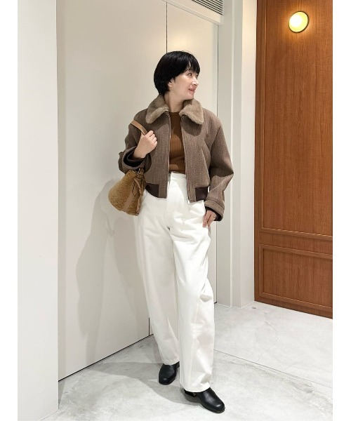 COLUMN ファー襟ブルゾン＜PERMANENT＞ COLUMN（コラム） ブルゾン アウター COLUMN / ファー襟ブルゾン