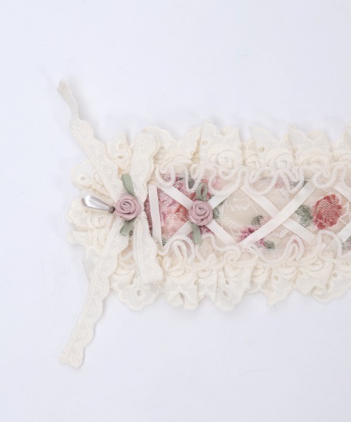 axes femme（アクシーズ ファム） 花柄レースヘッドドレス : ZOZOTOWN