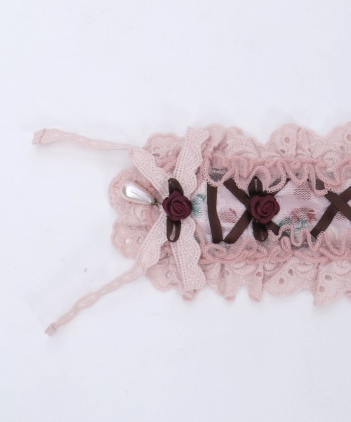 axes femme（アクシーズ ファム） 花柄レースヘッドドレス : ZOZOTOWN