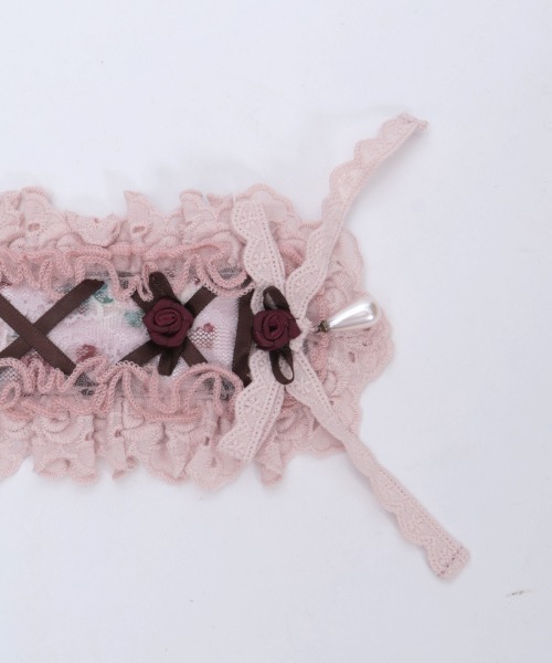 axes femme（アクシーズ ファム） 花柄レースヘッドドレス : ZOZOTOWN