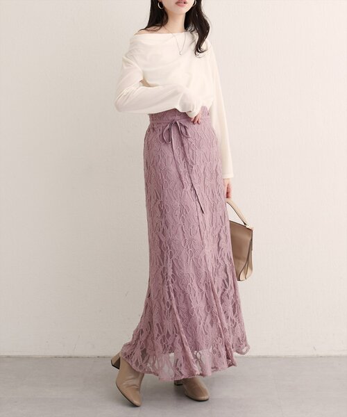 ADORE フランネーラレーススカート ADORE(アドーア)のフラワーラッセルレーススカート通販 | 集英社HAPPY