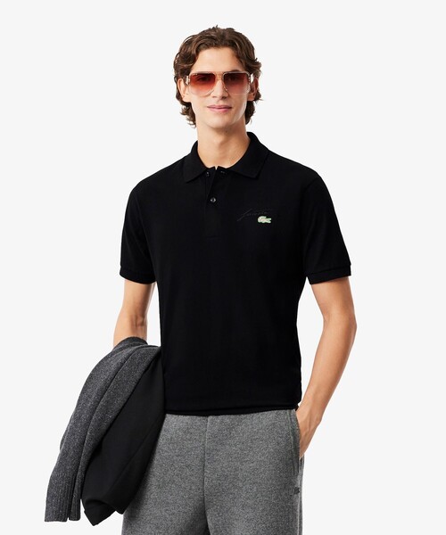 ラコステ ブラック ポロシャツ LACOSTE（ラコステ） 半袖ポロシャツ ブラック | セレクトショップ