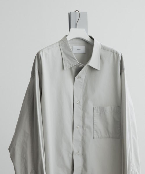 「remer」 長袖シャツ MEDIUM ライトグレー メンズ_画像9