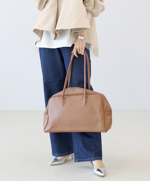 Aletta vita ボストンバッグ フェイクレザーボストンバッグ レディース