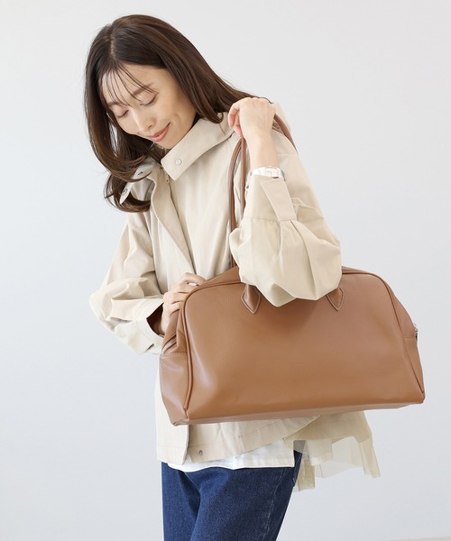Aletta vita ボストンバッグ フェイクレザーボストンバッグ レディース
