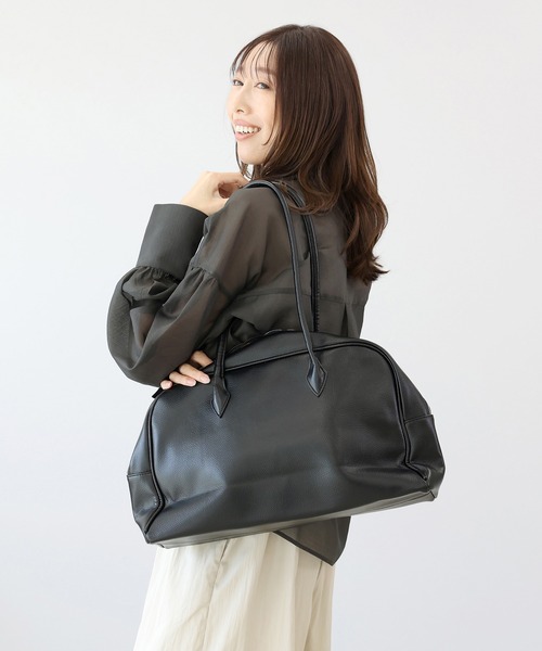 Aletta vita ボストンバッグ フェイクレザーボストンバッグ レディース