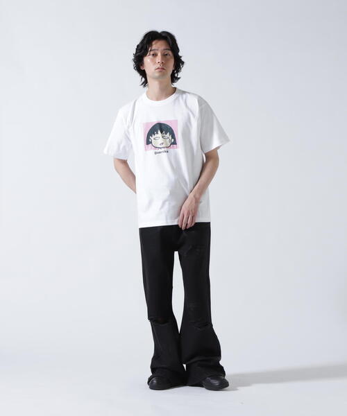 ROYAL FLASH（ロイヤルフラッシュ） tシャツ 「guernika×ちびまる子