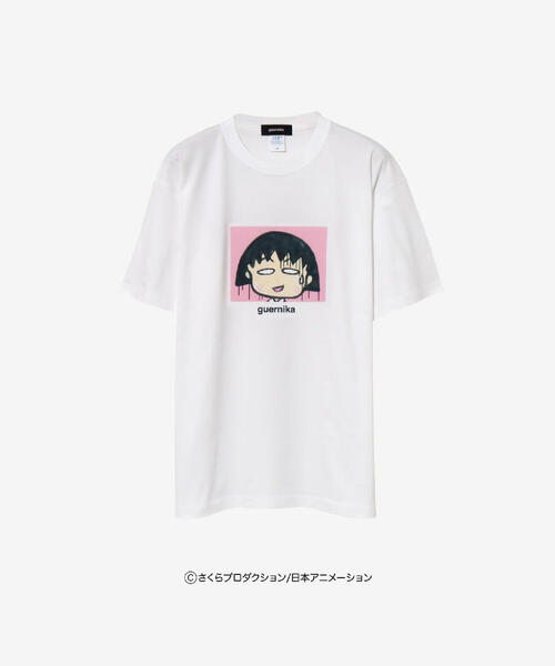 ROYAL FLASH（ロイヤルフラッシュ） tシャツ 「guernika×ちびまる子
