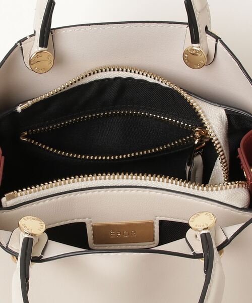 「E'POR」 ハンドバッグ FREE オフホワイト レディース_画像4