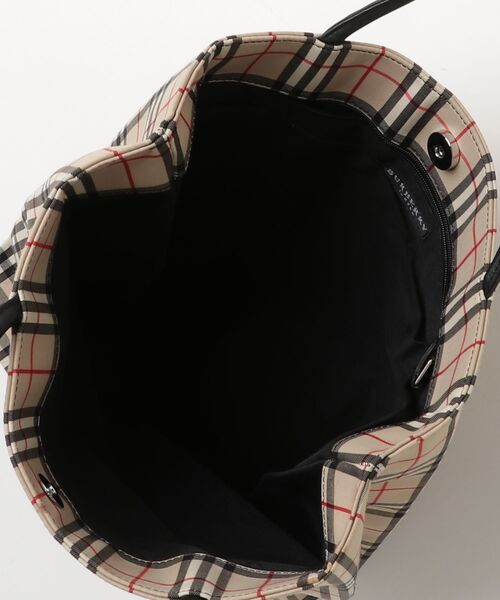 BURBERRY（バーバリー） チェック柄トートバッグ - ベージュ