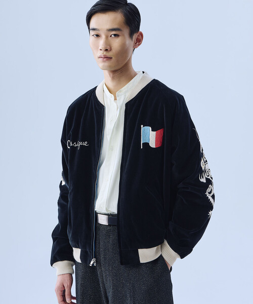 東洋　スカジャン　リバーシブル tt15390-2.jpg