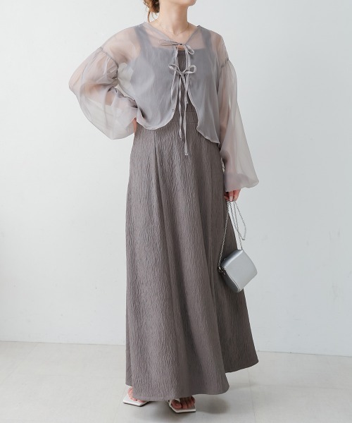 「Bab」 コンビワンピース M ブラック系その他 レディース_画像5