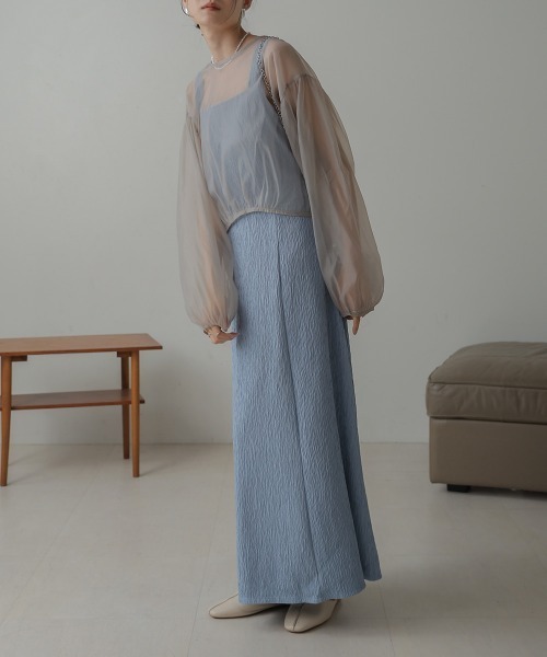 「Bab」 コンビワンピース M ブラック系その他 レディース_画像7