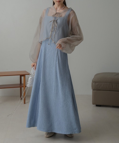 「Bab」 コンビワンピース M ブラック系その他 レディース_画像9