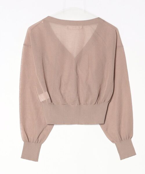 「Her lip to」 ニットカーディガン FREE ブラウン レディース_画像2