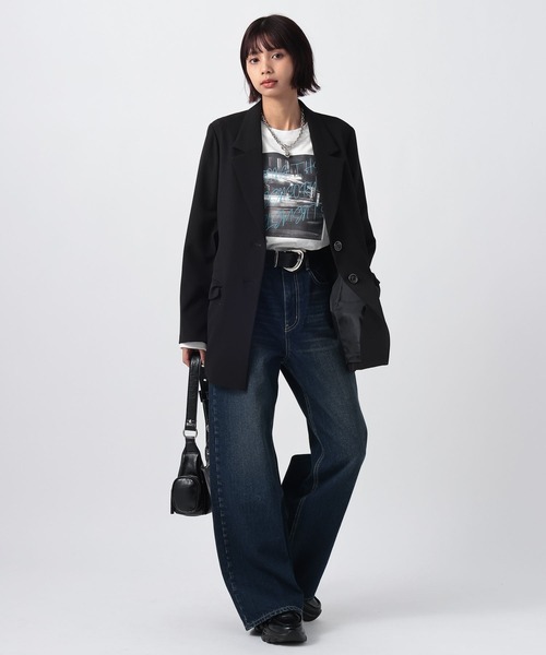 PAGEBOY（ページボーイ） tシャツ ネオンロゴレイヤードロンT