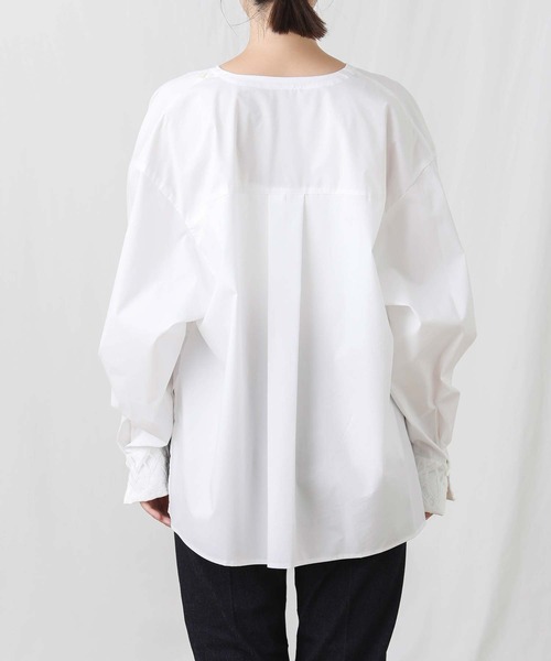 「Gready Brilliant」 「Lillia Mu」長袖ブラウス FREE ブラック レディース_画像5
