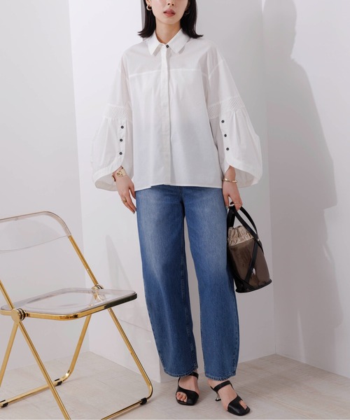 「Eimee Law」 長袖ブラウス 38 ブラック レディース_画像2