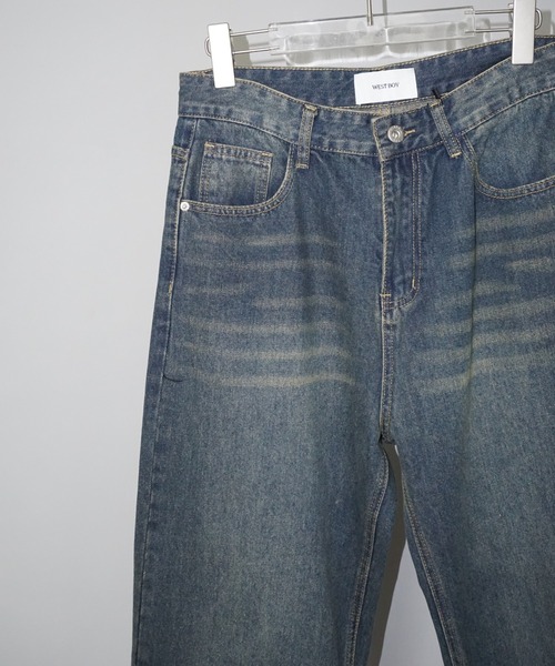 「WESTBOY」 デニムパンツ S ブラック メンズ_画像9