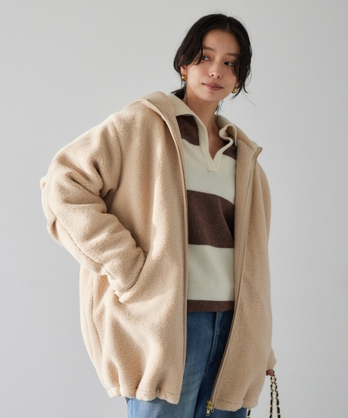 BARNYARDSTORM（バンヤードストーム） コート アウター ボアフーディー