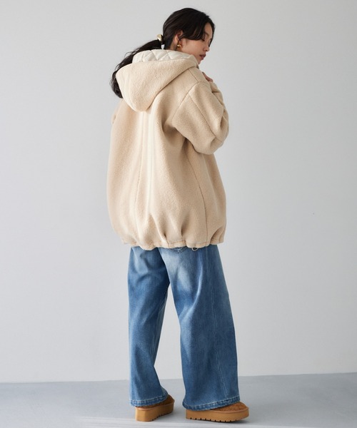 BARNYARDSTORM（バンヤードストーム） コート アウター ボアフーディー