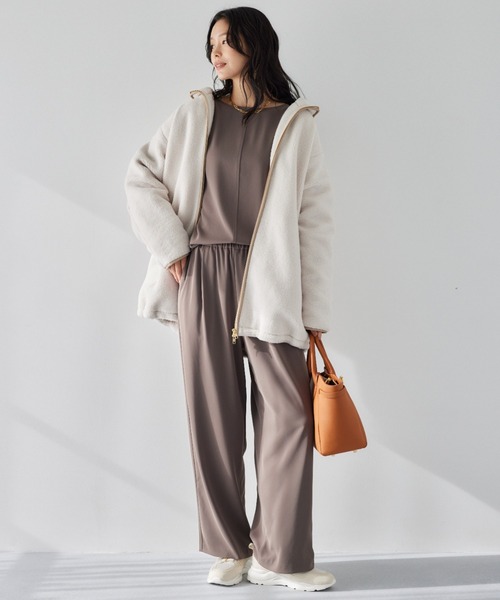 新品タグ付き BARNYARDSTORM ボアフーディーコート BARNYARDSTORM（バンヤードストーム） コート アウター ボアフーディー