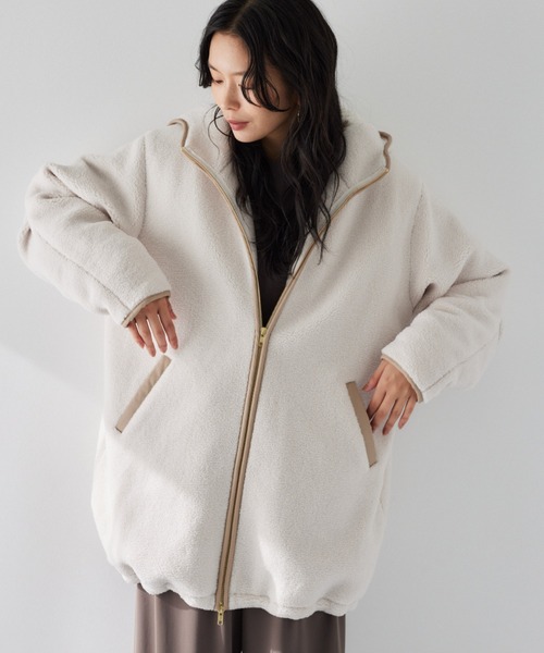 BARNYARDSTORM（バンヤードストーム） コート アウター ボアフーディー