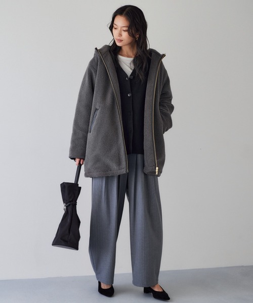 BARNYARDSTORM（バンヤードストーム） コート アウター ボアフーディー