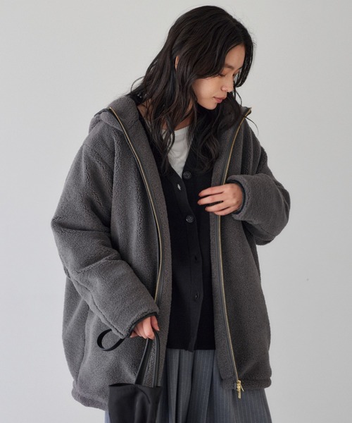 BARNYARDSTORM（バンヤードストーム） コート アウター ボアフーディー