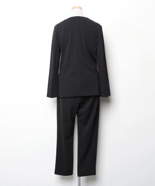 「NANO universe」 パンツスーツ 38 ブラック レディース_画像2