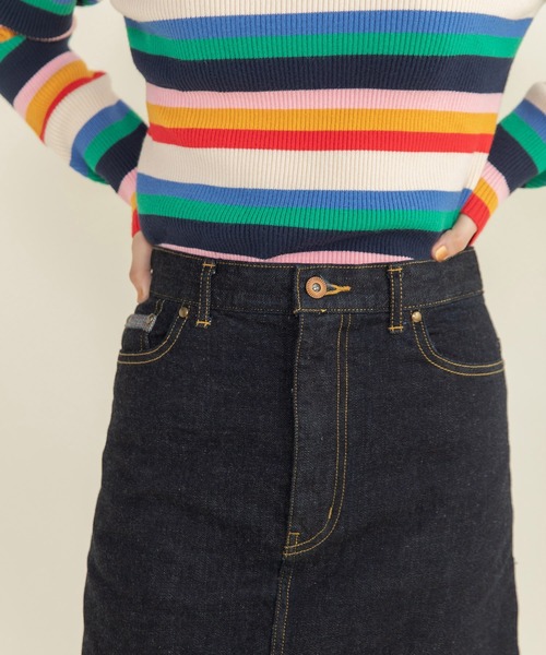 My Fav. CHILD WOMAN デニムスカート 11.36OZムラ糸デニム ミニ