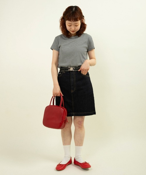 My Fav. CHILD WOMAN デニムスカート 11.36OZムラ糸デニム ミニ