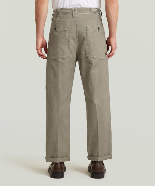 G-STAR RAW ワイドパンツ チノパン Pleated Chino Relaxed/リラックス
