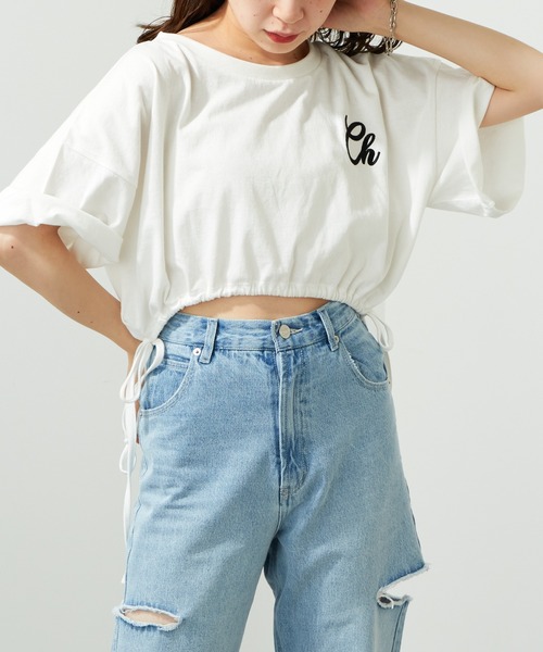 「Chico」 半袖カットソー FREE ピンク レディース_画像9