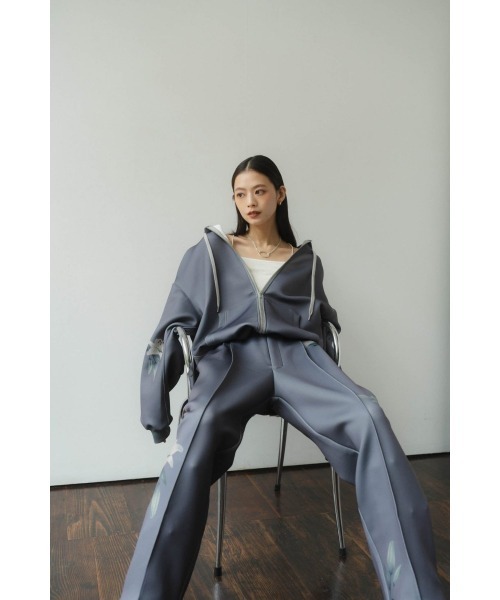 Knuth Marf（クヌースマーフ） ジップアップパーカー MEDIUM グレー