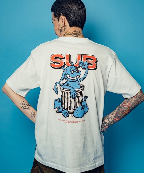 dustbox Tシャツ XLサイズ Subciety（サブサエティ） tシャツ Dustbox tee メンズ レディース