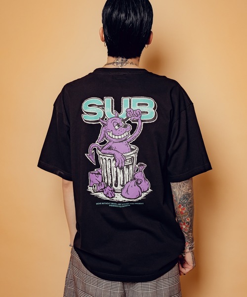 Subciety（サブサエティ） tシャツ Dustbox tee メンズ レディース