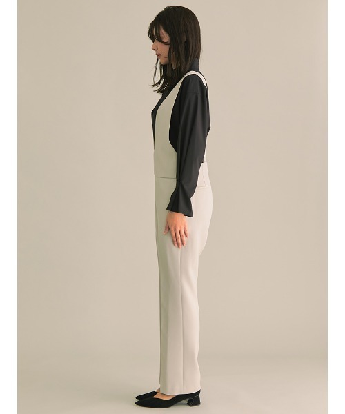 「TONAL」 オーバーオール 38 ブラック レディース_画像6