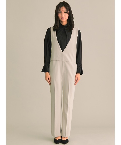 「TONAL」 オーバーオール 38 ブラック レディース_画像7