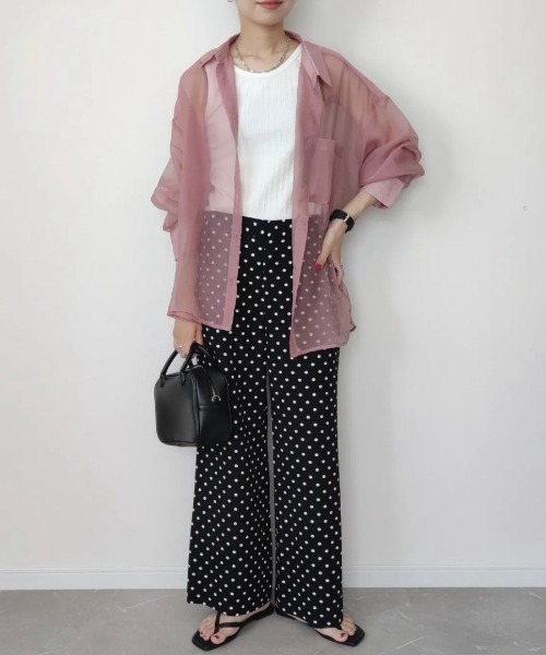 「DOUX ARCHIVES」 長袖シャツ FREE ピンク レディース_画像9