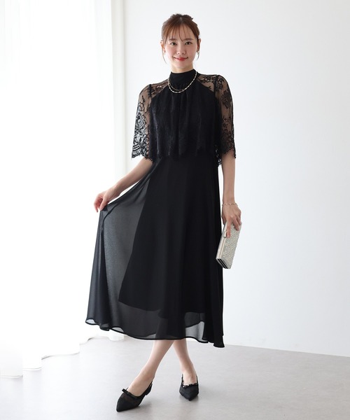 「BLUEEAST」 半袖ワンピース LONG ブラウン レディース_画像2