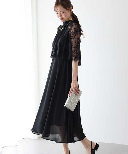 「BLUEEAST」 半袖ワンピース LONG ブラウン レディース_画像4