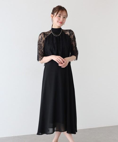 「BLUEEAST」 半袖ワンピース LONG ブラウン レディース_画像8