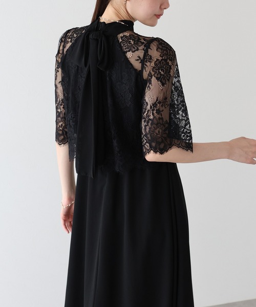 「BLUEEAST」 半袖ワンピース LONG ブラウン レディース_画像9