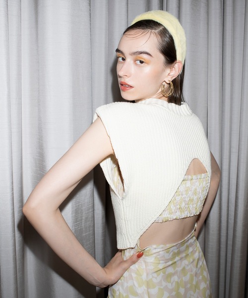 「EIMY ISTOIRE」 コンビワンピース M ブラック レディース_画像2