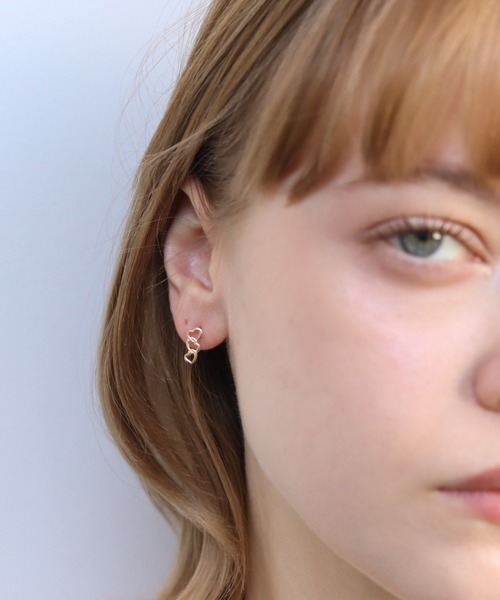 ピアス ゴールド ハート ピアス | K10YG 「Web限定」 レディース メンズの画像