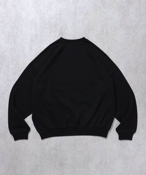 「FFEIN」 スウェットカットソー LARGE アッシュグレー メンズ_画像8